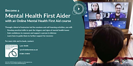 Online Adult Mental Health First Aid Course