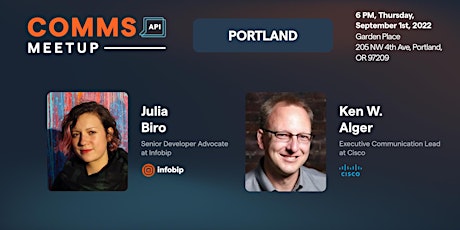 Comms API - Portland Tech Roadshow Series #20 Meetup