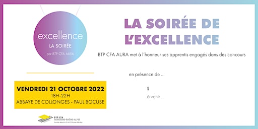 Soirée de l'Excellence 2022 - BTP CFA AURA