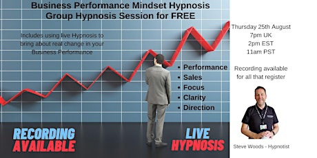 Business Performance Mindset - Group Hypnosis Session - FREE