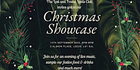 The Lost and Found Leeds Club Christmas Showcase