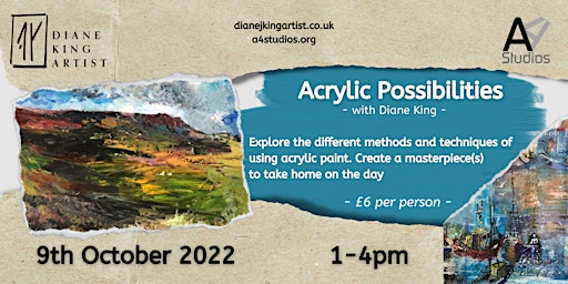 Acrylic Possibilities with Diane King at A4 Studios CIC