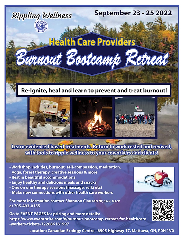 Burnout Bootcamp Retreat for Healthcare workers image