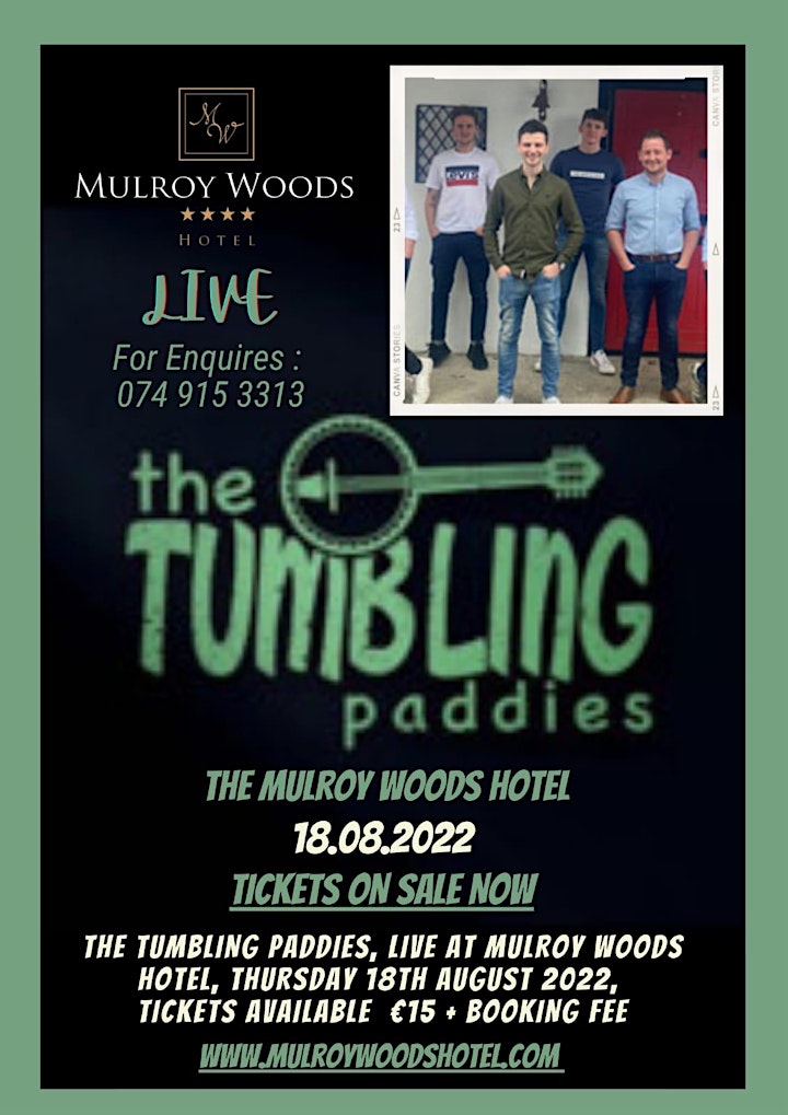 The Tumbling Paddies -  live at Mulroy Woods Hotel, Milford, Co Donegal image