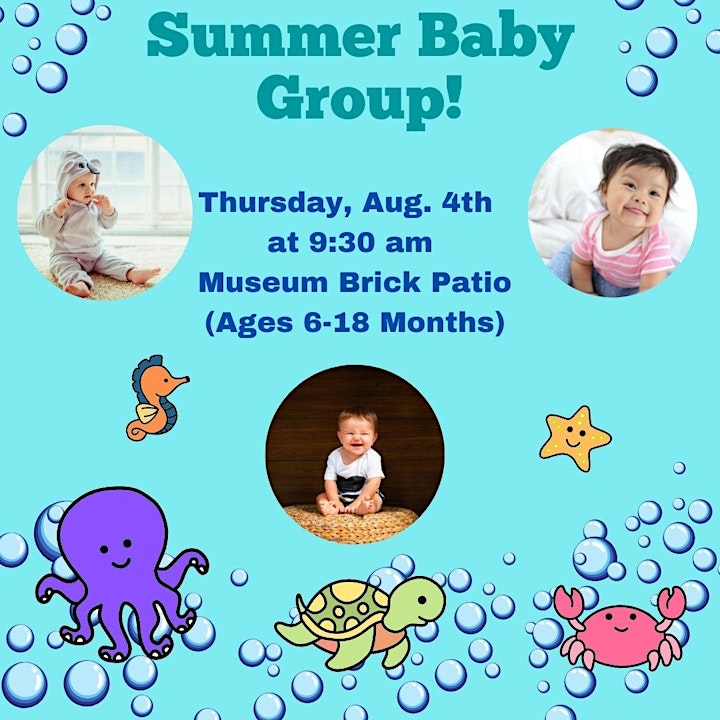Thursday Morning Baby Group, Ages 6-18 Months @ Museum Brick Patio image