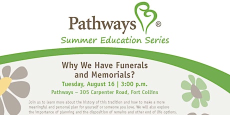 Why We Have Funerals and Memorials