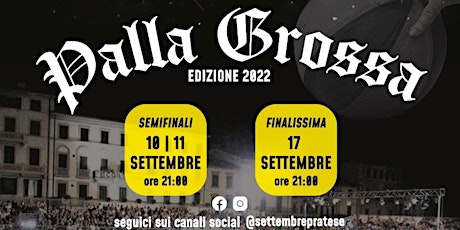 2° Semifinale Palla Grossa - 11 Settembre - Verdi vs Rossi