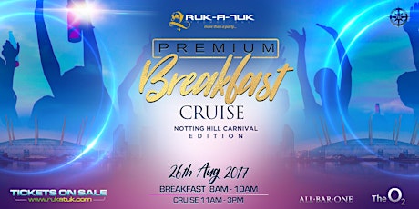 Ruk-A-Tuk Premium Breakfast Cruise (Notting Hill Carnival Edition) primary image
