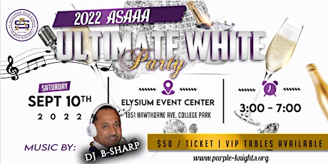 The Annual White Party for a Cause to support St Augustine High School