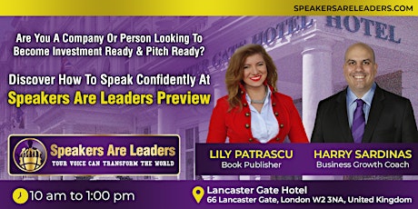 Master Speaking In Public @ Speakers Are Leaders