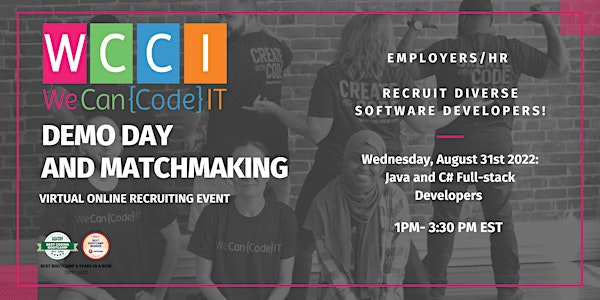 We Can Code IT Hiring Event: Demo Day August 2022