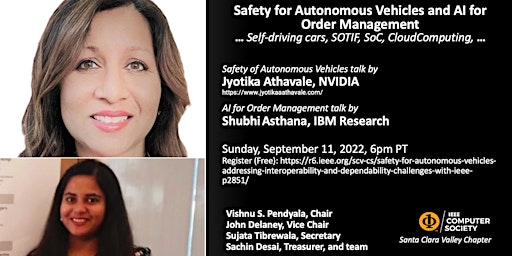 Safety for Autonomous Vehicles / AI for order management process