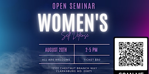 Women's Self Defense Open Seminar