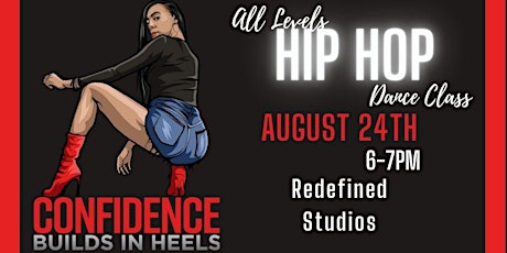 Hip-Hop In Heels Dance Class With Mecca Freeman (AUGUST 24TH WEDNESDAY)