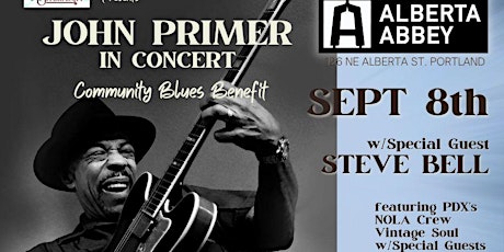 Blues Legend John Primer In Concert: A Community Blues Benefit