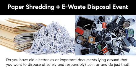 AOTCH Paper Shredding & E-Waste Event