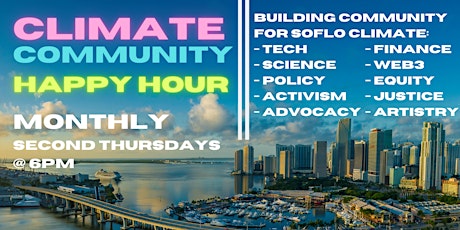 Climate Community Happy Hour - Monthly