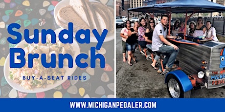 Sunday Brunch on The Michigan Pedaler - With PJ's Lager House