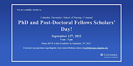 PhD and Post-Doctoral Fellows Scholars' Day