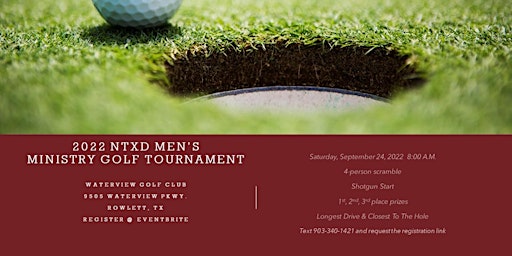 NTXD Men's Golf Tournament