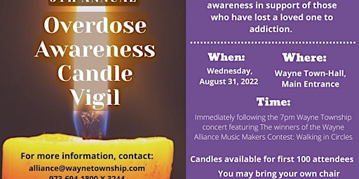 WAYNE ALLIANCE 5TH ANNUAL CANDLE VIGIL AND INTERACTIVE MEMORIAL