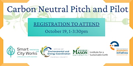 Registration to Attend - Fairfax County Carbon Neutral Pitch and Pilot