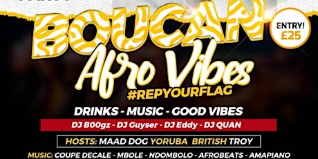 BOUCAN AFROVIBES with TENOR PERFORMING LIVE IN MANCHESTER- COME & REPRESENT