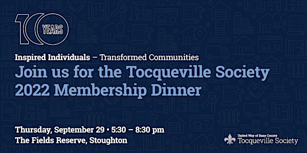 2022 Tocqueville Society Membership Dinner