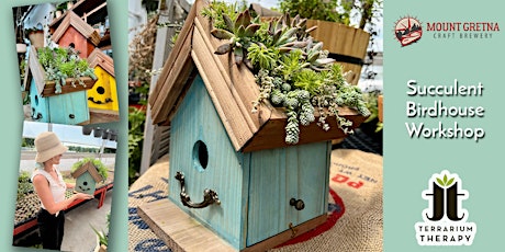In-Person Succulent Birdhouse Workshop at Mount Gretna Craft Brewery