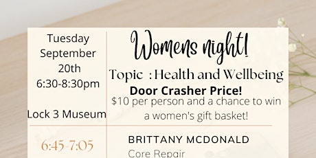 Womens Event - Health And Wellness