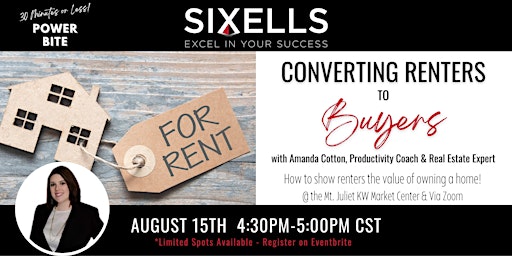 Converting Renters to Buyers: Power Bite Session