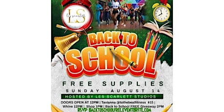 Back to school FREE kids supplies  (RSVP required)