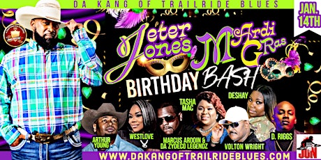 Jeter Jones Annual Mardi Gras Birthday Bash