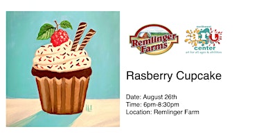 Raspberry Cupcake Paint Night