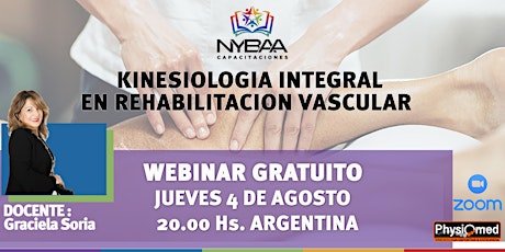 Imagen principal de KINESIOLOGIA INTEGRAL EN REHABILITACION VASCULAR