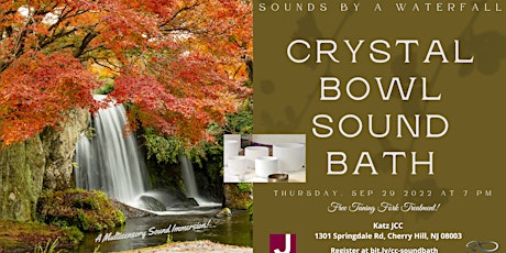 Sounds By A Waterfall Crystal Bowl Sound Bath- A Multisensory Bath