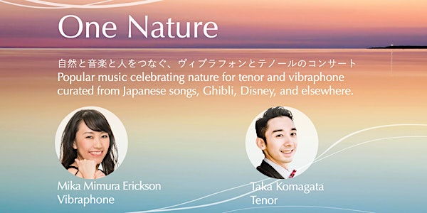 One Nature: Tenor and Vibraphone Concert