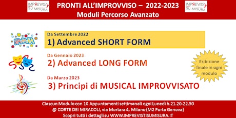 Pronti all'Improvviso - Modulo 1 Avanzato - Advanced Short Form