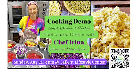Cooking Dinner with Chef Irina, founder of Purple Sprout