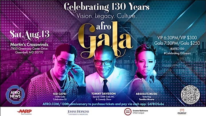 The AFRO Gala | Celebrating 130 Years! image