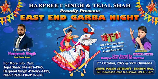 "East End Garba Night" By Harpreet Singh & Tejal S
