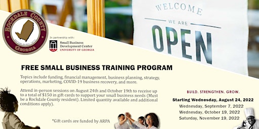 Rockdale County Small Business Training Program