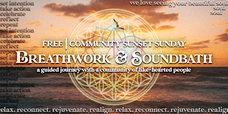 FREE | Community Sunset Oceanside Gentle Breathwork & Sound Bath