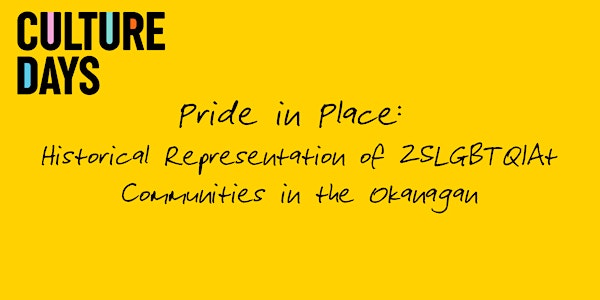 Pride in Place: Representation of 2SLGBTQIA+ Communities in the Okanagan