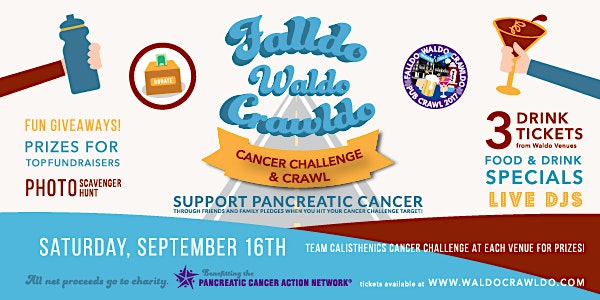 2017 Kansas City Falldo Waldo Crawldo Challenge Cancer Bar Crawl