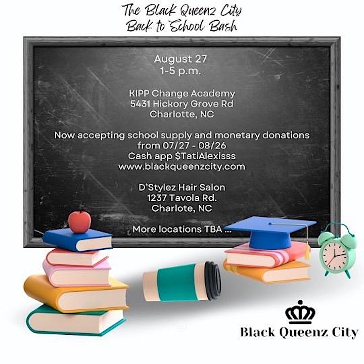 Black Queenz City First Annual Back to School Ba'ath image