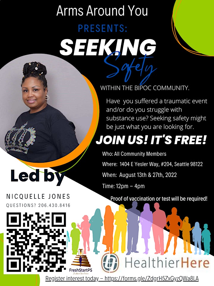 Seeking Safety within the BIPOC Community - FREE EVENT image