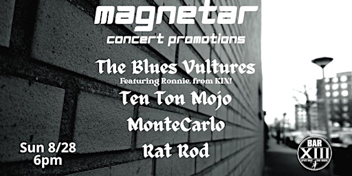 The Blues Vultures , Ten Ton Mojo, MonteCarlo & Rat Rod