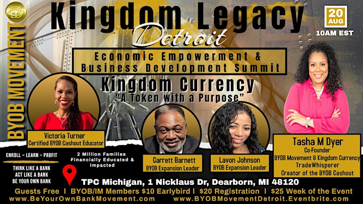 BYOB Detroit Kingdom Legacy Economic Empowerment & Bus Development Summit image