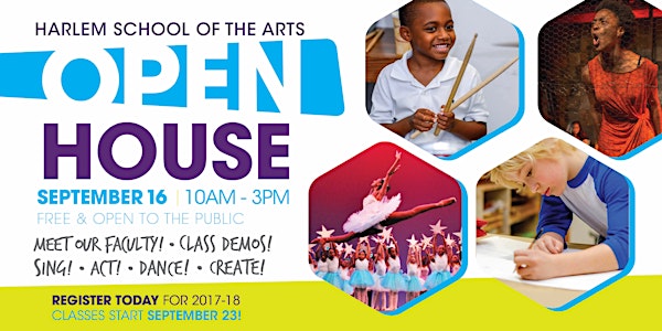 Harlem School of the Arts Fall Open House 2017